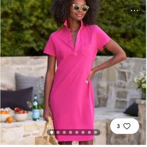 Like new Frank & Eileen Lauren mini polo dress size XL in Magenta